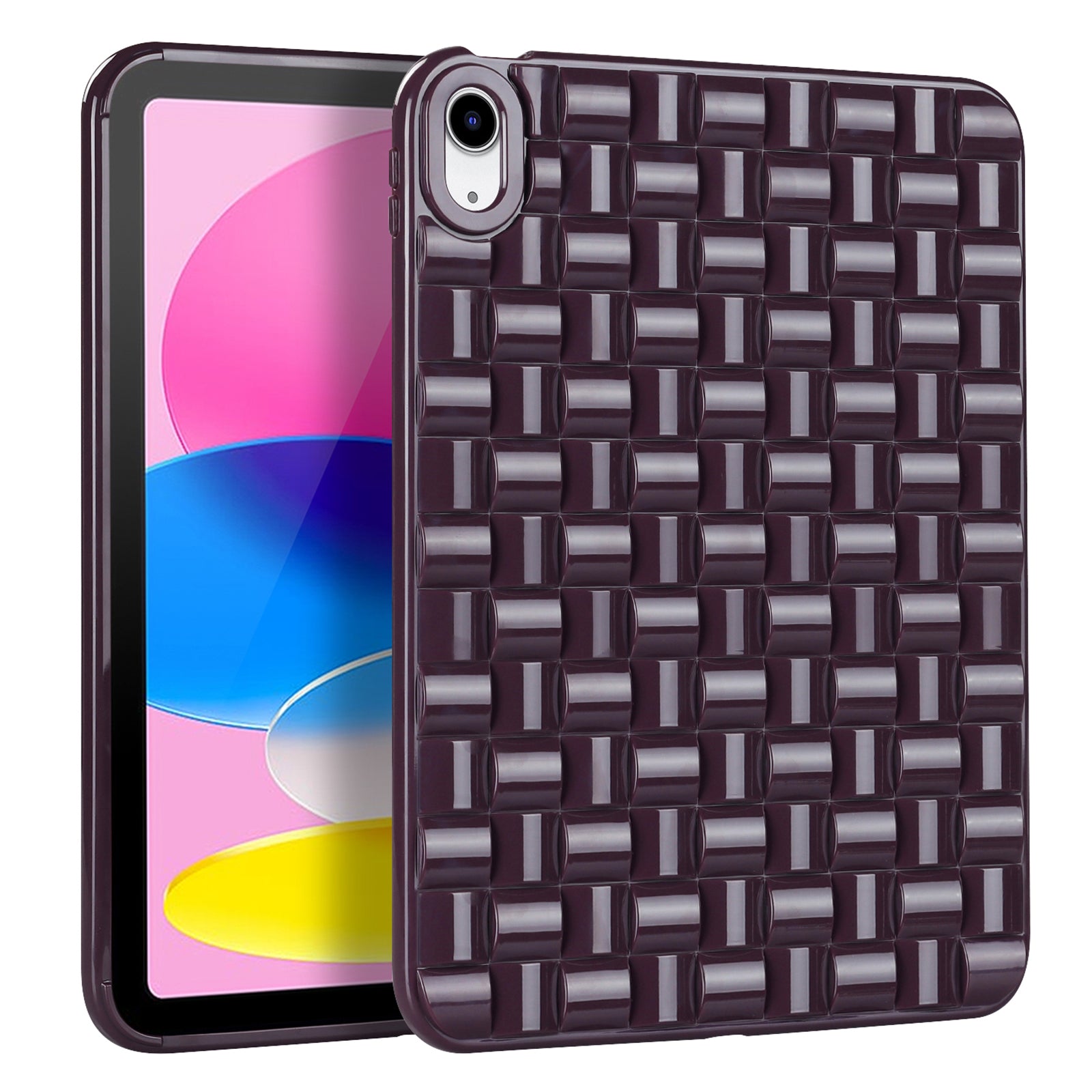 For iPad 10.9 (2022) Ice Cube Design Flexible TPU Tablet Case Anti-drop Back Cover For iPad 10.9 (2022) Ice Cube Design Flexible TPU Tablet Case Anti-drop Back Cover